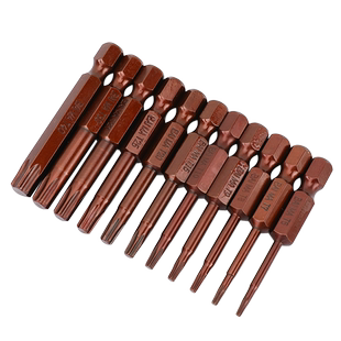 百马梅花批头台湾S2钢材质不带孔带磁性电钻电动螺丝刀气动风批头