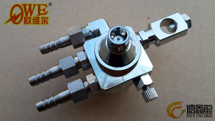 欧维尔ST-6S气动自动喷头 喷漆枪油漆喷涂枪小圆形细线喷雾嘴