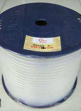 OWE-A欧维尔12*8mm气管白色透明100米轮装POE管风管塑料胶软管