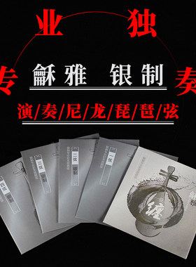 和雅银制琵琶弦专业独奏尼龙缠弦