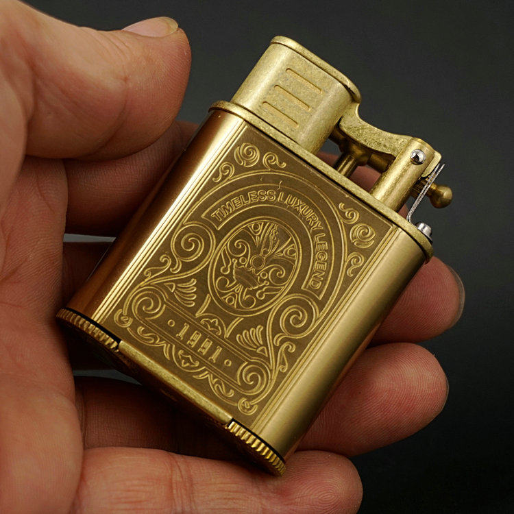 雪茄专用打火机 金属直冲防风火机二孔喷火