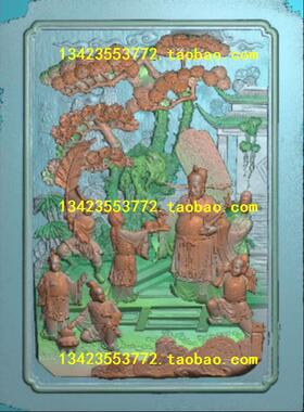 精雕图扫描古建灰度博古新款龙凤CBT山水217人物花鸟寺庙典故