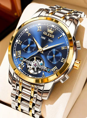 品牌正品男士手表男表纯机械表全自动镂空中学生成人名表男款十大