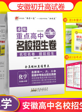 安徽重点高中名校招生卷化学合肥市168一六八中学自主提前招生试卷九年级中考化学初升高衔接考试教材全真模拟题试卷初中