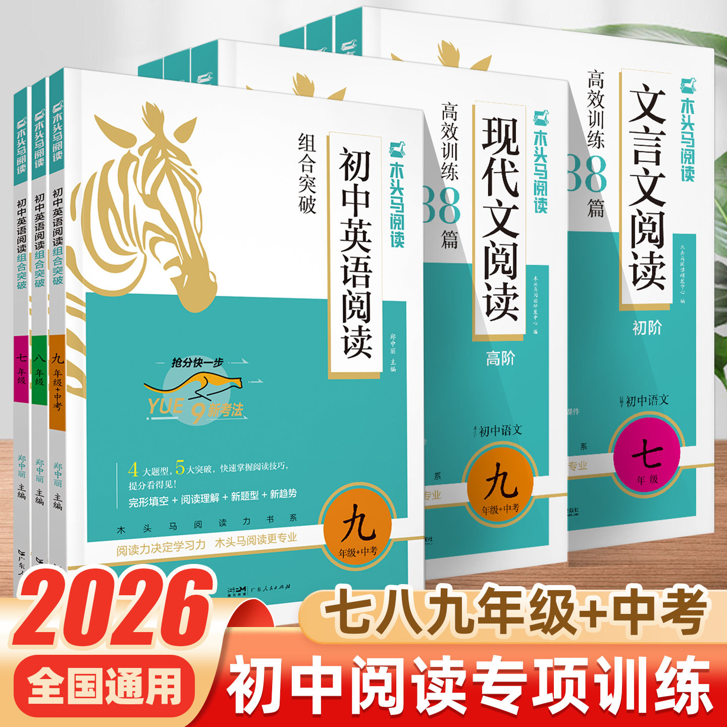 木头马初中现代文文言文英语阅读图片