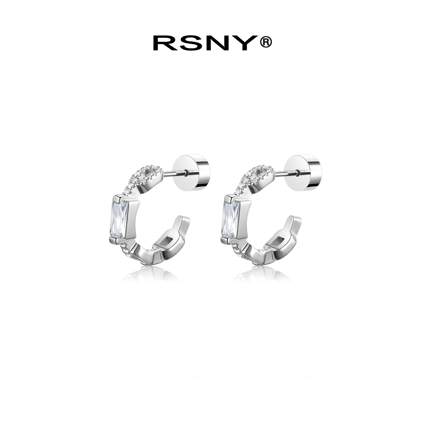 RSNY通勤简约风时尚ins简约耳钉