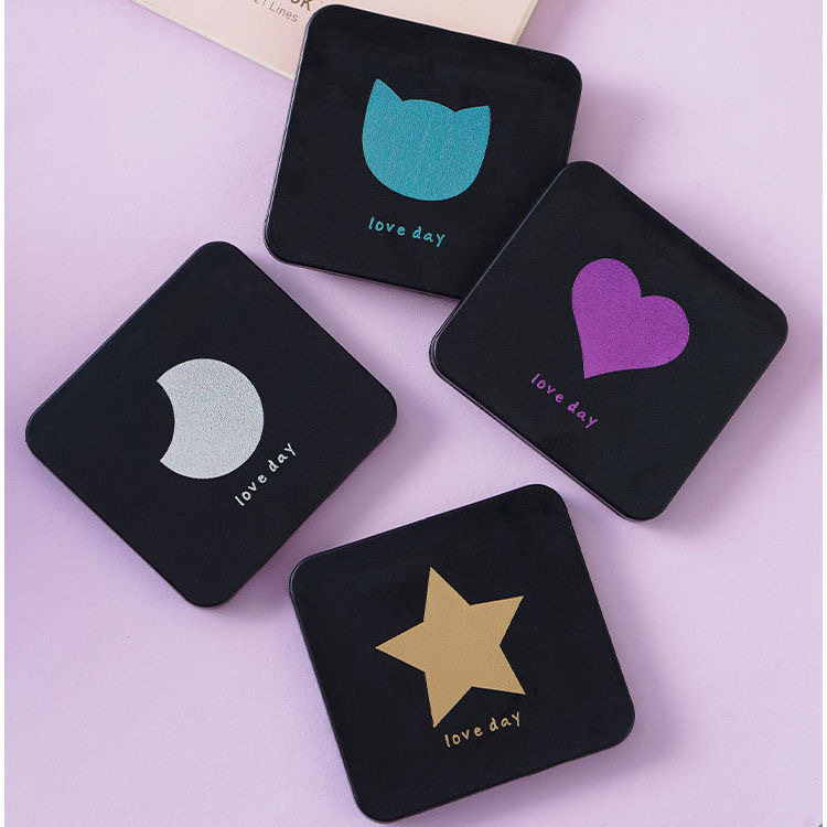 迷你化妆镜便携折叠高颜值手持款随身携带实用礼品小镜子设计