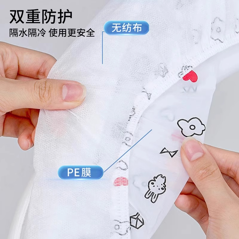 加厚一次性马桶垫防水独立包装旅行酒店产妇月子坐便器坐垫纸实用
