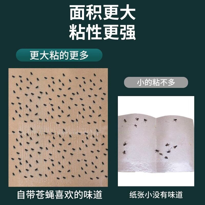 养殖场专业强力粘蝇贴捕捉蚊虫克星高效灭蚊苍蝇纸实用粘蚊板