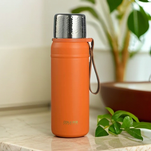 康林保温杯316不锈钢大容量男款便携学生水壶泡茶杯车载水杯700ml