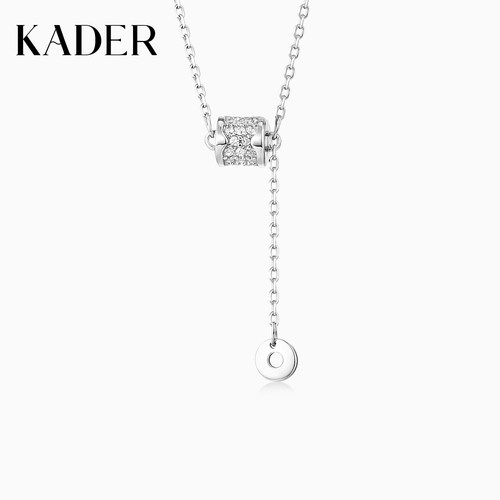 KADER小蛮腰项链女纯银