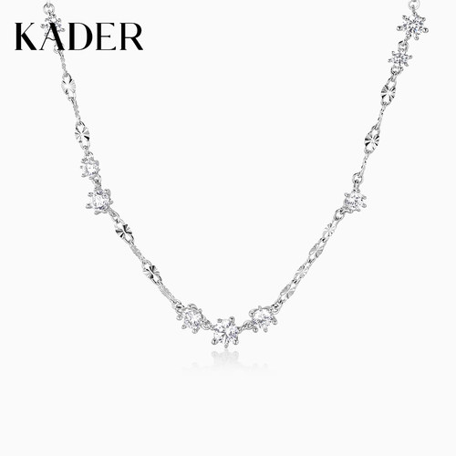 KADER开朵星光蒲公英项链女时尚小众设计轻奢高级锁骨链生日礼物
