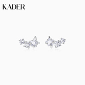 卡蒂罗微笑星芒耳钉新款 爆款 纯银耳饰女气质高级感养耳洞礼物