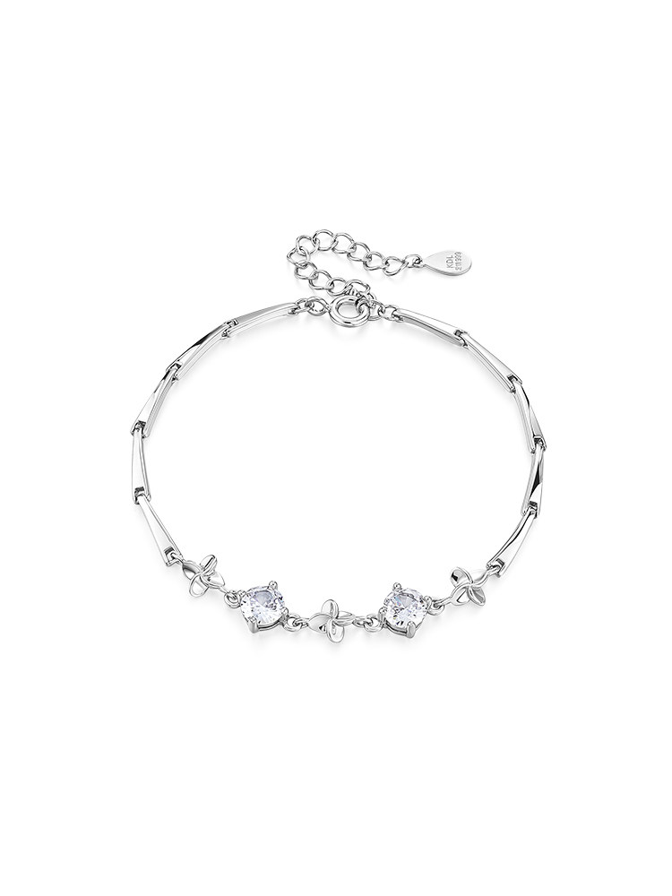 CARTILO CLOVER BRACELET GIRLS  LIGHT LUXURY NICHE DESIGN EXQUISITE SIMPLE BIRTHDAY GIFT FOR GIRLFRIEND