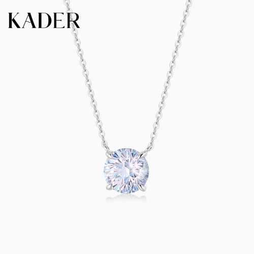 KADER开朵极光烟花切项链女S925纯银轻奢小众设计锁骨链生日礼物