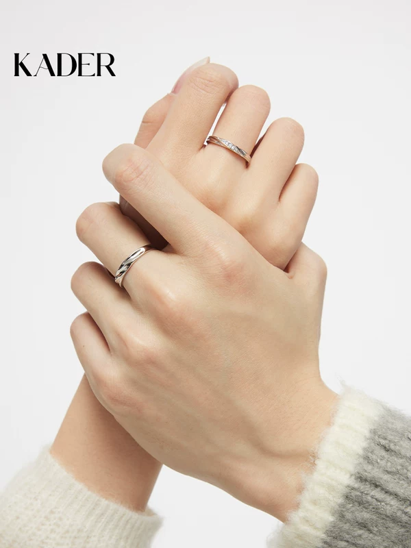«[Одиночное кольцо] Коллекция» [Можно гравировать] Давайте поделимся любовью и переплетём котий дневник с ветвями, стерлинговое серебро, открывающее