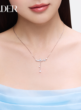 卡蒂罗流光蝶语项链925银夜光高级感轻奢小众2025新款生日礼物女