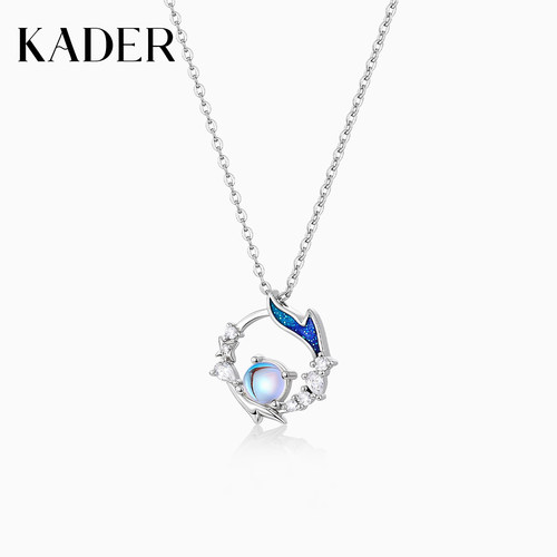 KADER鱼生有你项链女纯银