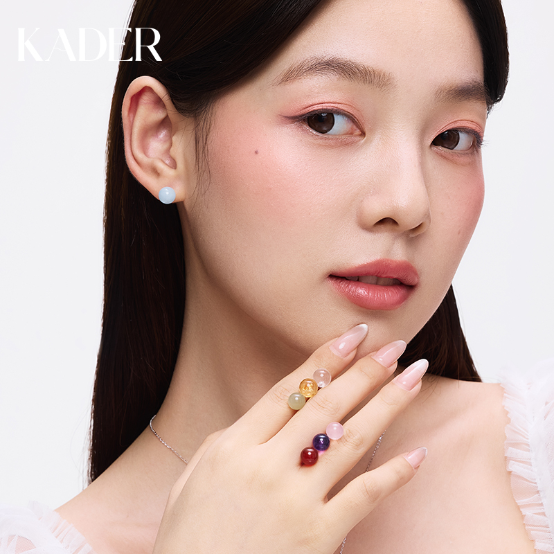 卡蒂罗能量星云耳钉925银耳饰女气质高级感养耳洞新年礼物送闺蜜