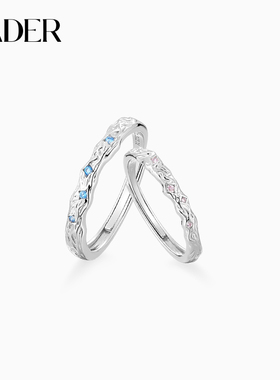 卡蒂罗星糖引力对戒925银情侣对戒纪念日生日礼物2025爆款新款