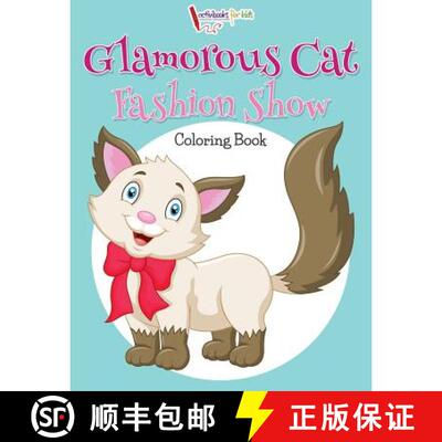 【3-4周达】Glamorous Cat Fashion Show Coloring Book [9781683217039]