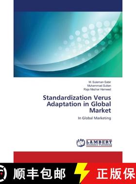 预订 Standardization Verus Adaptation in Global Market [9783659361708]