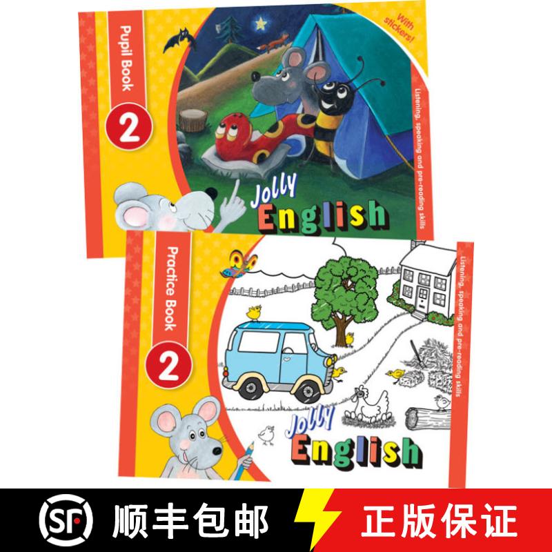 【3-4周达】Jolly English Level 2 Pupil Set: In Precursive Letters (British English edition) [9781844146055]