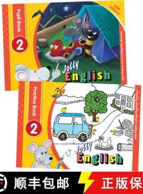 【3-4周达】Jolly English Level 2 Pupil Set: In Precursive Letters (British English edition) [9781844146055]