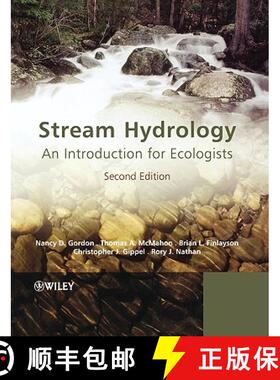【3-4周达】Stream Hydrology - An Introduction For Ecologists 2E [Wiley地球科学] [9780470843581]