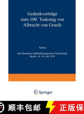 【3-4周达】Albrecht von Graefe (181. Auflage 1971) [9783662377055]