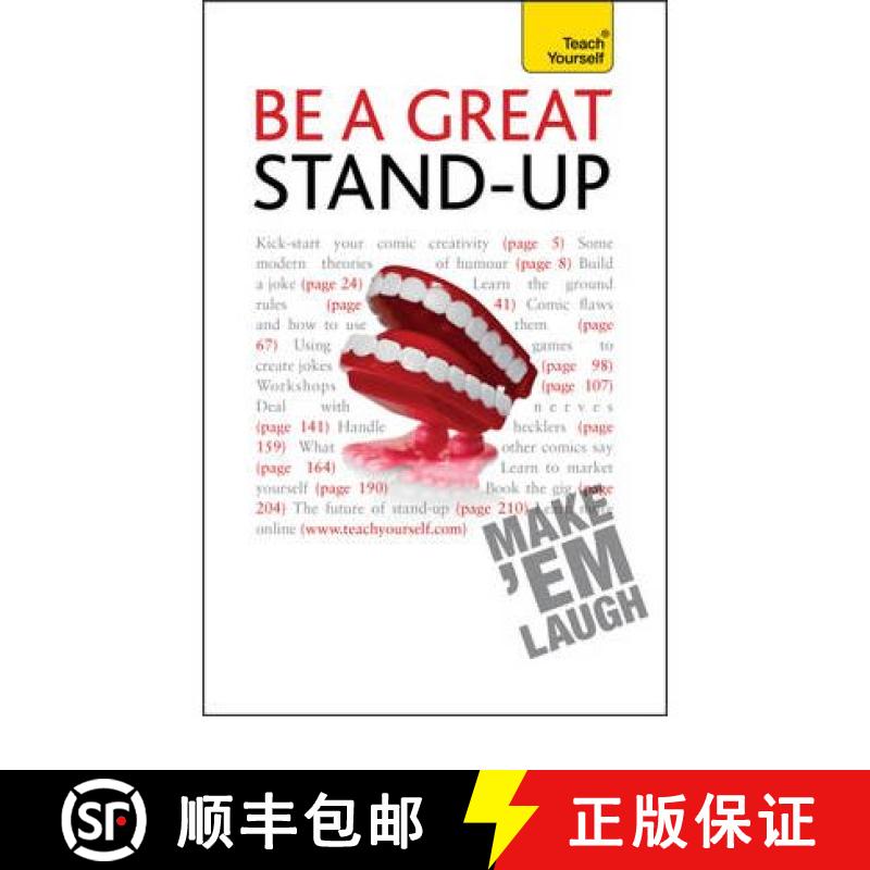 【3-4周达】Be a Great Stand-up: How to master the art of stand up comedy and making people laugh [9781444107265]