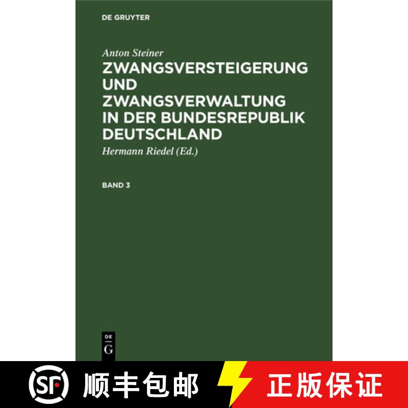 【3-4周达】精装 Zwangsversteigerung und Zwangsverwaltung in der Bundesrepublik Deutschland Zwangsvers... [9783112327975] - 实物图