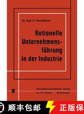 【3-4周达】Rationelle Unternehmensführung in Der Industrie [9783663009627]