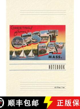 预订 Vintage Lined Notebook Greetings from Onset Bay, Massachusetts [9798385422357]