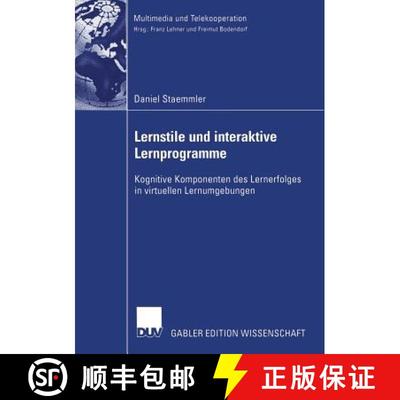 【3-4周达】Lernstile und interaktive Lernprogramme : Kognitive Komponenten des Lernerfolges in virtue... [9783835003637]