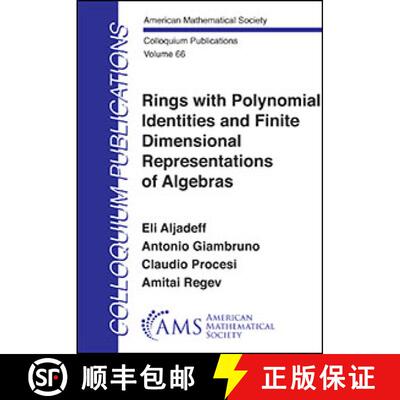 【3-4周达】Rings with Polynomial Identities and Finite Dimensional Representations of Algebras [9781470451745]