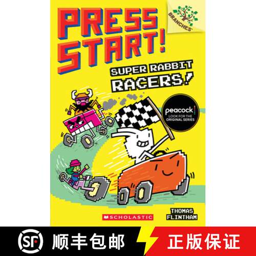 预订 Super Rabbit Racers!: A Branches Book (Press Start! #3): A Branches Book Volume 3 [9781338034776]