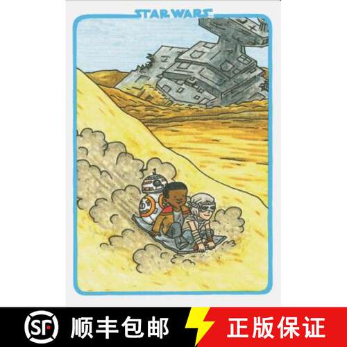 现货 星球大战笔记本 Rey and Pals Flexi Journal: (Star Wars Journal for Kids and Adults, Darth Vader a... [9781452180458]