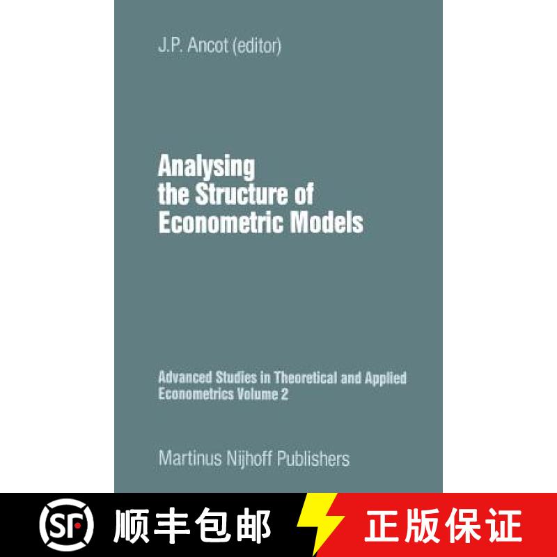 【3-4周达】Analysing the Structure of Economic Models [9789400961005]