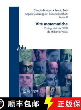【3-4周达】Vite Matematiche: Protagonisti del '900, Da Hilbert a Wiles [9788847006393]