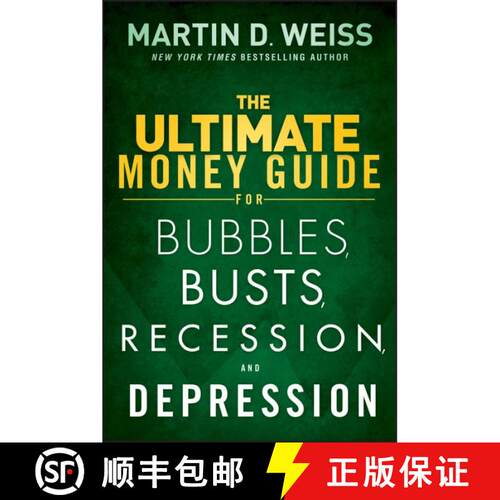 【3-4周达】精装 The Ultimate Money Guide For Bubbles, Busts, Recession, And Depression [Wiley金融] [9781118011348]