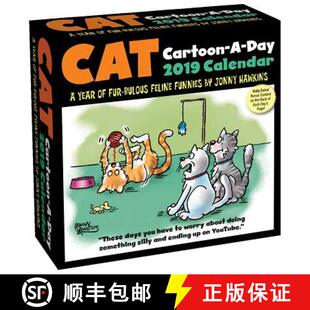 Cat Cartoon Calendar 9781449491505 2019 4周达 Day