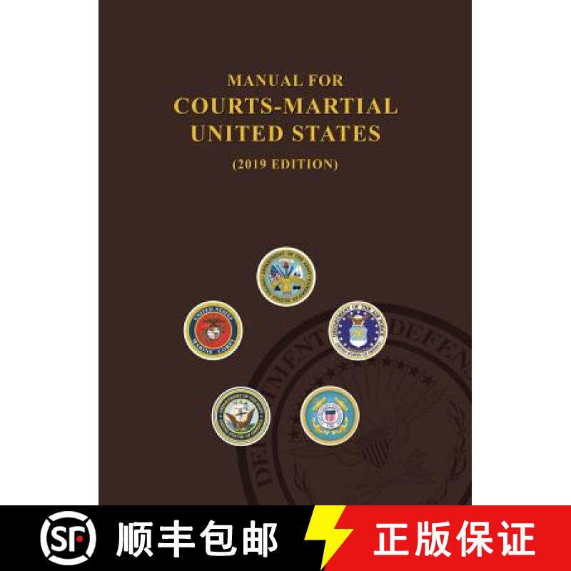 预订 Manual for Courts-Martial, United States 2019 edition [9789563101195]
