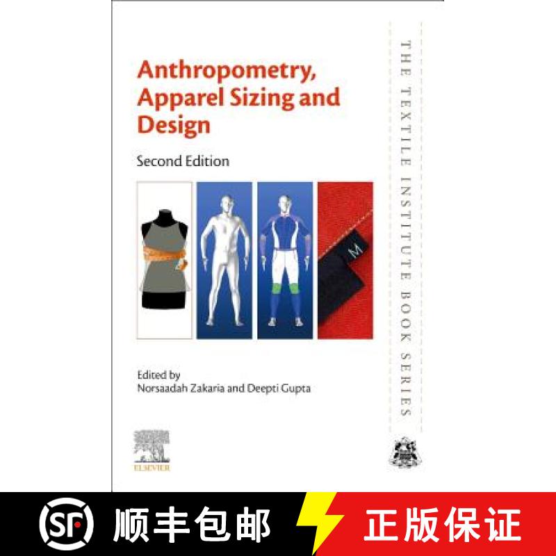 【3-4周达】ELS Anthropometry, Apparel Sizing and Design [9780081026045]