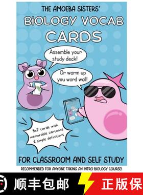 【3-4周达】The Amoeba Sisters' Biology Vocab Cards : Vocab Cards for Mastering Science [9781684813421]