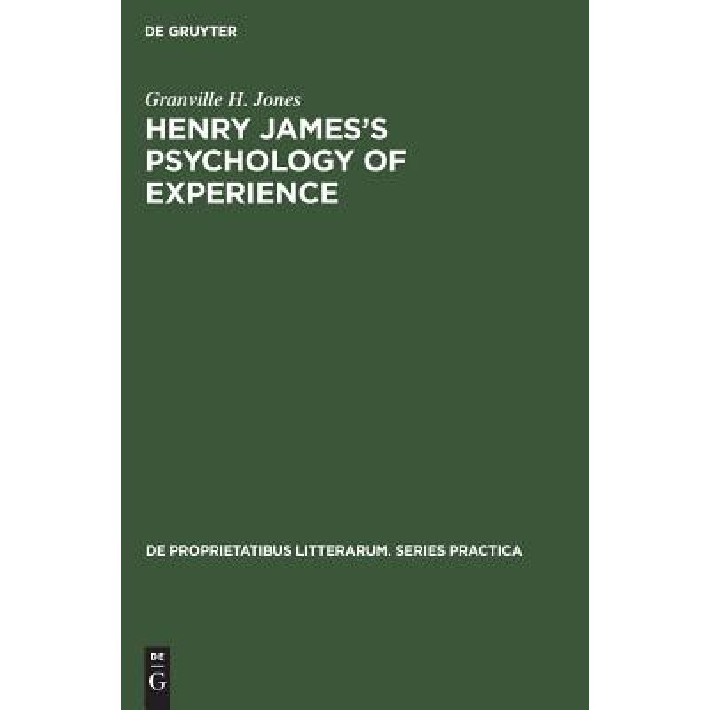 预订 henry jamess psychology of experien. [9789027932921]