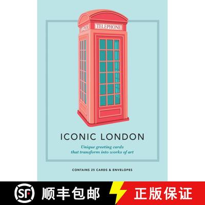 【3-4周达】Iconic London: Unique greeting cards that transform into works of art [9781911610779]