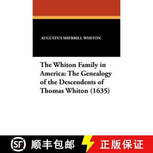 Whiton America The Thomas 9781434429599 Descendents Family 4周达 Genealogy 1635 the