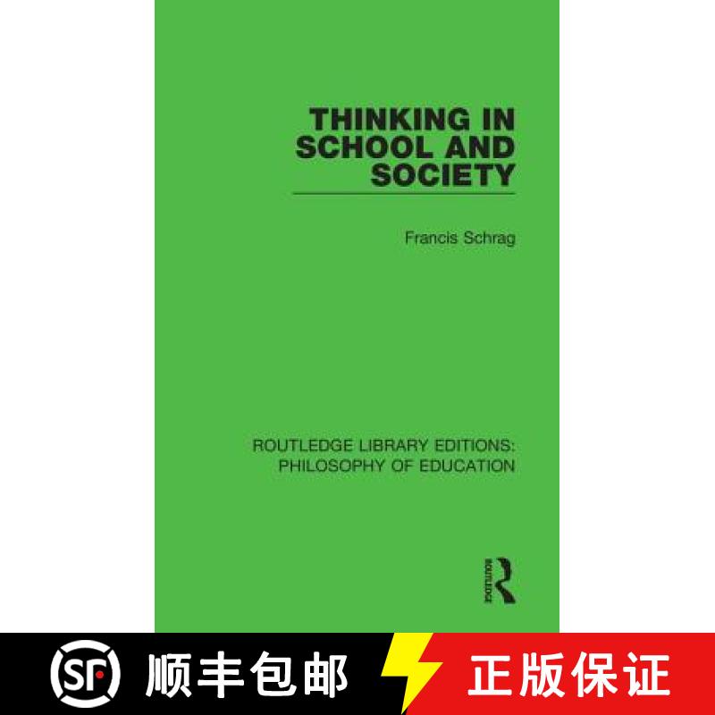 【3-4周达】THINKING IN SCHOOL (RLE, PHIL. EDUC [9781138693050]