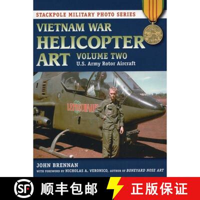 【3-4周达】Vietnam War Helicopter Art: U.S. Army Rotor Aircraft [9780811713498]